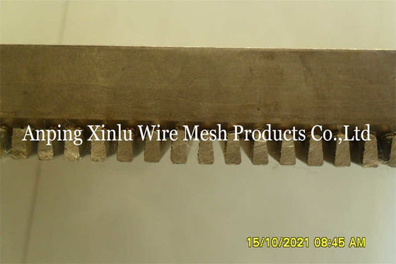 Flat Johnson Wedge Wire Continuous Slot Screen Panel voor het wassen van kolenfilter