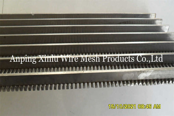 Flat Johnson Wedge Wire Continuous Slot Screen Panel voor het wassen van kolenfilter
