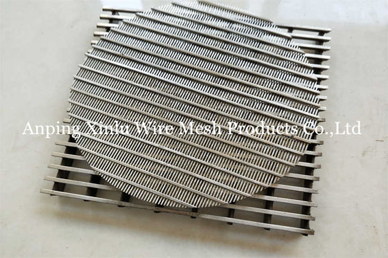 Lauter Tun Wedge Wire Screen Panel/het Dubbele bodemscherm voor Brouwerij wordt aangepast die