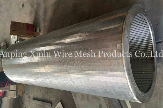 OD 620mm van de het Roterende Trommelscherm/Wig de Filtersss 304 2mm van de Draadzeef Groef