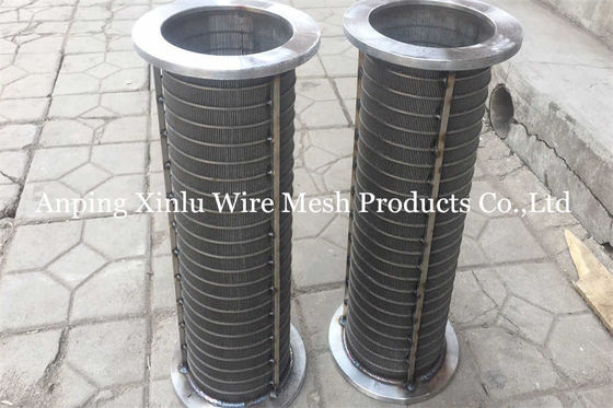 Het Roestvrije staaldraad Mesh Filter Self Cleaning V-vormige OD 620mm van de wigdraad 304L
