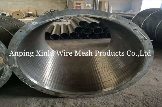 Het omgekeerde rolde het Roterende Trommel Fijne Scherm Cilindrisch FITO Wire Wedge Screen