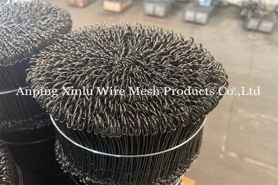 17 Gauge Zwarte gegalvaniseerde spoeldraadband 3000 stuks per bundel Bindend 300 - 380mpa Barbanddraad