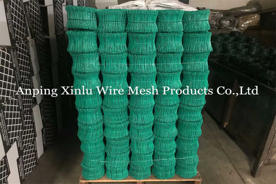 6 inch Double Loop Tie Wire Anti Rust 1.0mm 16 Gauge gekleurde PVC bedekte Baling Tie Wire