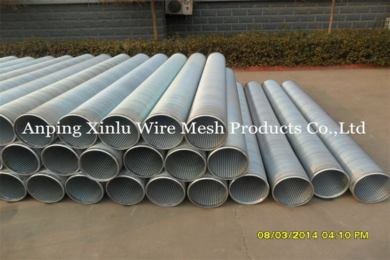 De Zeef van Johnson Vee Wire Welding Galvanized Pipe/van de Buis goed 0,05 - 50mm Groef