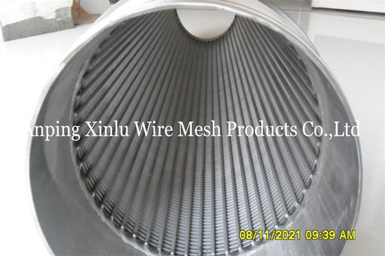 92kg/pcs Johnson Water Well Screen 6 „5/8 met Verpakte Draden in Roestvrij staal AISI 304L