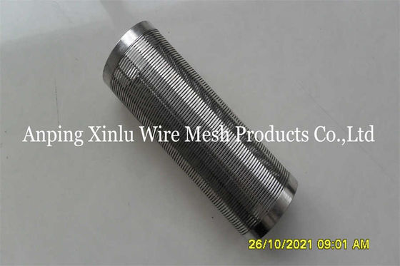 1x2mm Wedge Wire Wire Wrapped Johnson Type Screens Motor Filter 2205 Duplex roestvrij staal