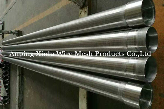 12“ Gap 1mm van de de Draadomslag van x L 3m V Grondwater van Johnson Sand Screen Pipe For