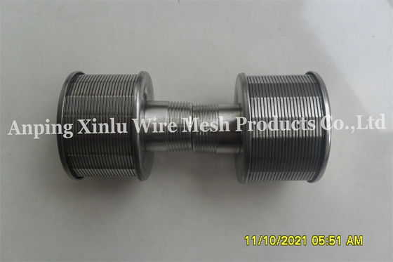 Van de de Wigdraad van DN 1,5“ X L 2“ SS304 het Schermpijp in Waterfiltratie