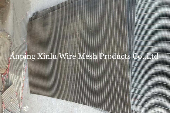 Roestvrij staal Ingelast Elektrisch de Weerstandslassen van Vee Wedge Wire Screen Panel