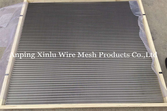 Roestvrij staal Ingelast Elektrisch de Weerstandslassen van Vee Wedge Wire Screen Panel
