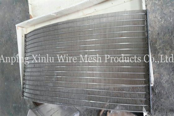 Roestvrij staal Ingelast Elektrisch de Weerstandslassen van Vee Wedge Wire Screen Panel