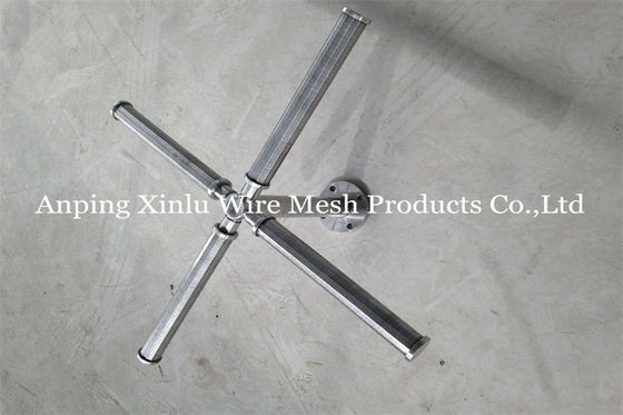 DN32 219mm de Zijassemblage van de Wigdraad voor het Onderdrainage Filtreren