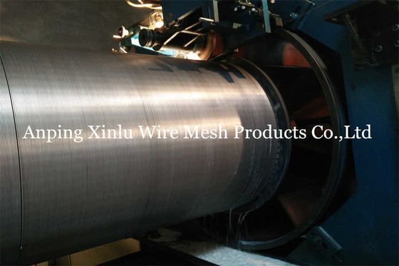 450mm de Vlot Oppervlakte van Diameterjohnson wedge wire screen pipe en Randtype
