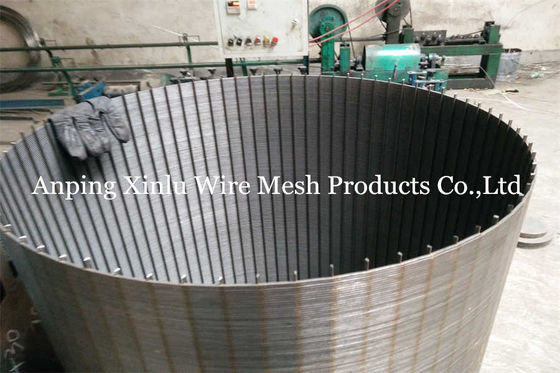 450mm de Vlot Oppervlakte van Diameterjohnson wedge wire screen pipe en Randtype