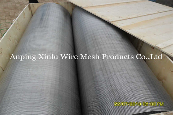 450mm de Vlot Oppervlakte van Diameterjohnson wedge wire screen pipe en Randtype