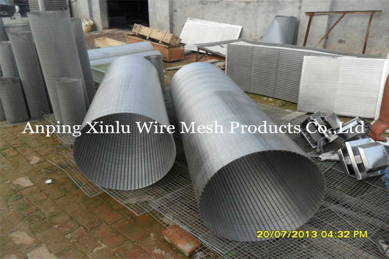 450mm de Vlot Oppervlakte van Diameterjohnson wedge wire screen pipe en Randtype