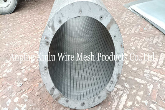 Geen Magnetische van het de Groefscherm van Vee Wire DN620mm Ononderbroken Lengte 1800mm