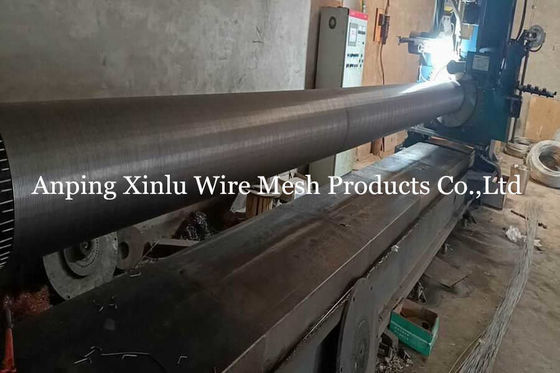 6m Lengtess Rang 304 Vee Wire Screen Pipe Infiltration-Galerij bij Opname goed