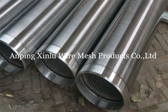 6m Lengtess Rang 304 Vee Wire Screen Pipe Infiltration-Galerij bij Opname goed