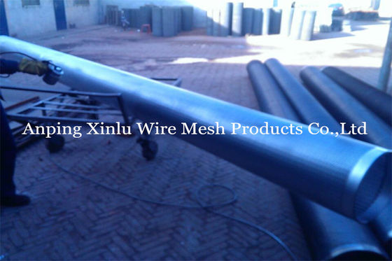 Van de het Zandcontrole van de waterput de Schermen 6-5/8“ Johnson Wire Screen Tube With 30 Groeven