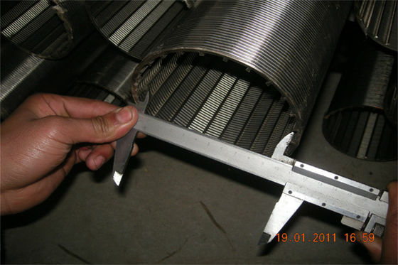 Aisi 304 identiteitskaart 116 Vervangbaar de Filterelement van Johnson Wire Screen Without Coating
