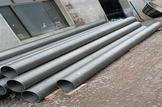 Van de de Olieputfilter van de wigdraad API 20 Grootte met Johnson Screen Pipe AISI 316L