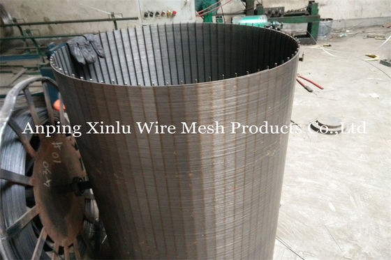 Draad Verpakt Johnson Well Screens SS304 375mm Diameter 2.95m Lengte