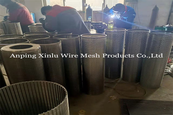 250mm 15 Mesh Stainless Steel Johnson Wire van het de Pijpscherm van de Omslagzeef de Verbindingsflens