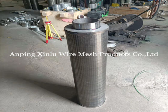 250mm 15 Mesh Stainless Steel Johnson Wire van het de Pijpscherm van de Omslagzeef de Verbindingsflens