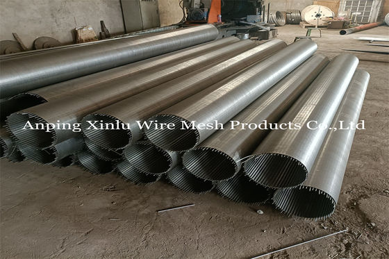 250mm 15 Mesh Stainless Steel Johnson Wire van het de Pijpscherm van de Omslagzeef de Verbindingsflens
