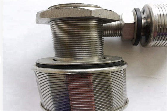 Enig Tarief 1 van Buisjohnson wire screen nozzle flow Ton Water Filter Nozzle