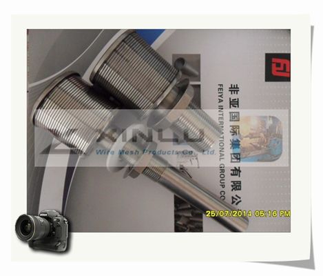 316L snak het Waterbehandeling van Halsjohnson wire filter nozzles for