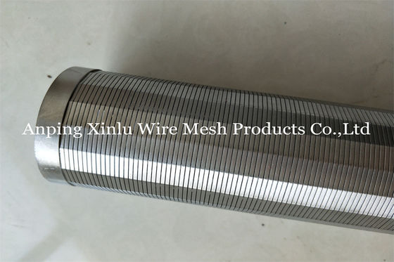 Johnson Type Wedge Wire Stainless-van het het Schermelement van de Staalfilter het Cilindrische Scherm