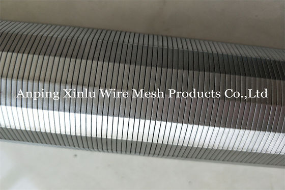 Johnson Type Wedge Wire Stainless-van het het Schermelement van de Staalfilter het Cilindrische Scherm