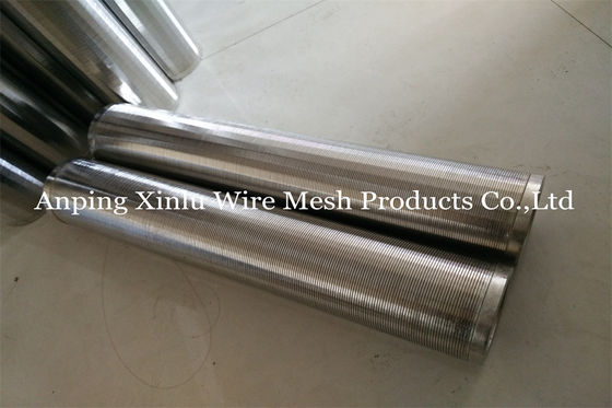 Van de de Wigdraad van SS304 316L Veranderlijk de Filterelement van Johnson Screen Tube For Replace