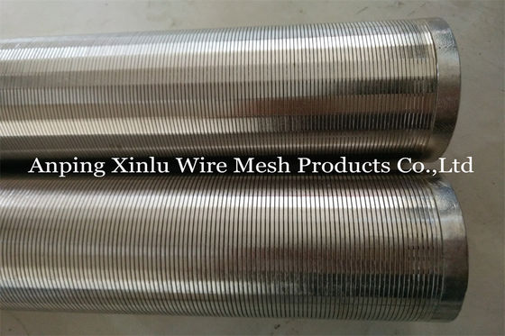 Johnson Type Wedge Wire Stainless-van het het Schermelement van de Staalfilter het Cilindrische Scherm