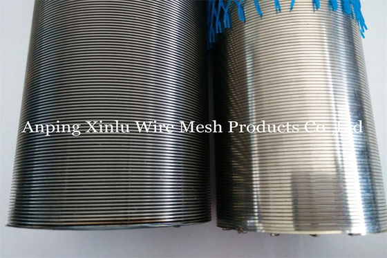 300 Micron V Draad Johnson Screen Slotted Filter Pipe voor Waterput