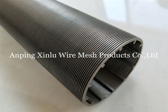 Duplexstaal 2507 Johnson Wedge Wire Continuous Slotted-het Element van het Filterscherm
