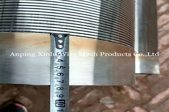 5800mm het Lange Ononderbroken Groefscherm 99% Filterclassificatie met API STC Verbinding