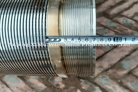 5800mm het Lange Ononderbroken Groefscherm 99% Filterclassificatie met API STC Verbinding