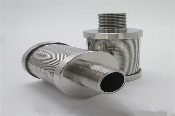 Hastelloy 0.25mm het Ononderbroken van de de Filterpijp FOTI van het Groefzand het Water Filtrerende Scherm