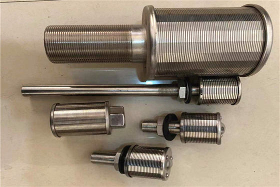 Hastelloy 0.25mm het Ononderbroken van de de Filterpijp FOTI van het Groefzand het Water Filtrerende Scherm