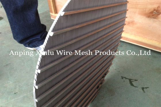 Diameter 500mm Johnson Wedge Wire Screen Flat-Comité voor het Filtreren en Korrel het Drogen