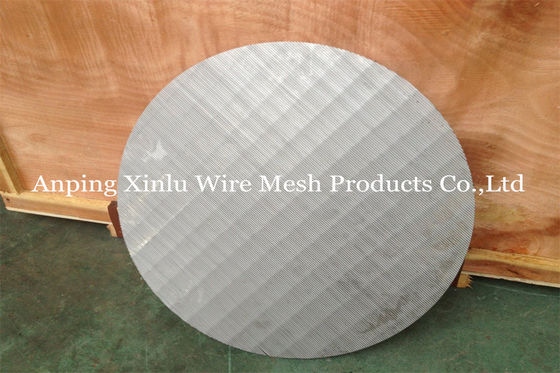 Diameter 500mm Johnson Wedge Wire Screen Flat-Comité voor het Filtreren en Korrel het Drogen