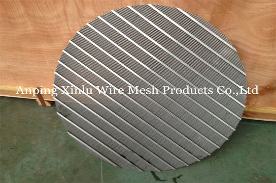 Diameter 500mm Johnson Wedge Wire Screen Flat-Comité voor het Filtreren en Korrel het Drogen