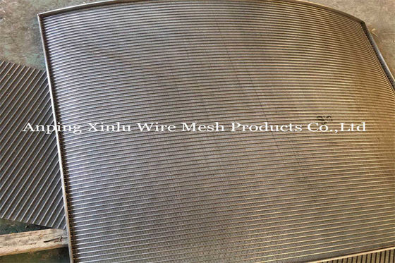 Groef 0,04“ Johnson Vee Wire Screen Plate Flat-Comité voor Weaste-Waterbehandeling