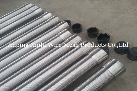 4&quot; Looped V draad Wrapped Johnson Type Continuous Slot Water Well Screen Pipe voor olieput zand controle