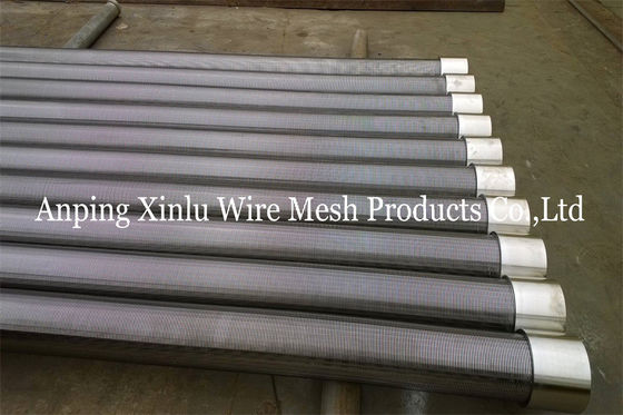 4&quot; Looped V draad Wrapped Johnson Type Continuous Slot Water Well Screen Pipe voor olieput zand controle
