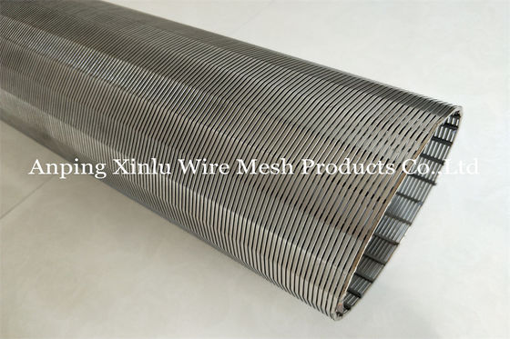 Ononderbroken Staal 304 Johnson Wedge Wire Screen Tubes 8 „X 10ft van Groefstainnless